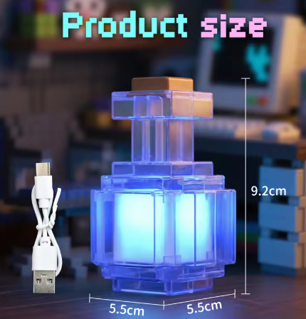 Mini-potion lumineuse | Lampe décorative gaming