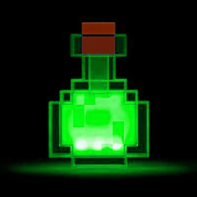 Mini-Potion Lumineuse Pixel Art – Lampe Gaming | BLOC & PIXEL